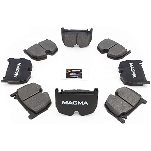 MAGMA Premium PMD983M Semi-Metallic Brake Pads, Front