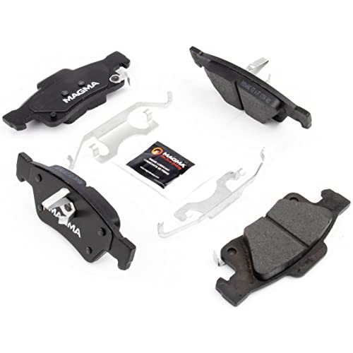 MAGMA Premium PMD1498C Ceramic Brake Pads, Rear