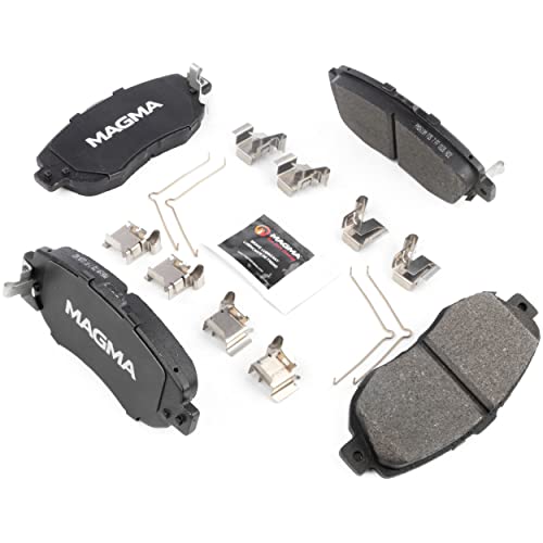 MAGMA Premium PMD619M Semi-Metallic Brake Pads, Front