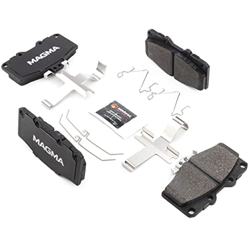 MAGMA Premium PMD410M Semi-Metallic Brake Pads, Front
