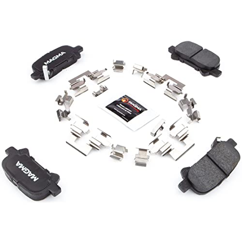 MAGMA Premium PMD828C Ceramic Brake Pads, Rear