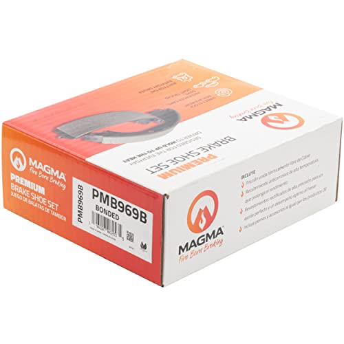 MAGMA Premium PMB969B Parking Brake Shoe, Rear