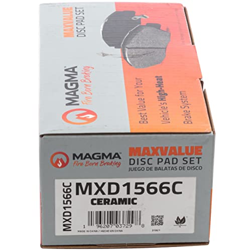 MAGMA MaxValue MXD1566C Ceramic Brake Pads, Front