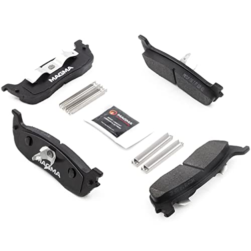 MAGMA Premium PMD711M Semi-Metallic Brake Pads, Rear