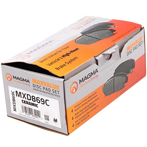 MAGMA MaxValue MXD869C Ceramic Brake Pads, Front
