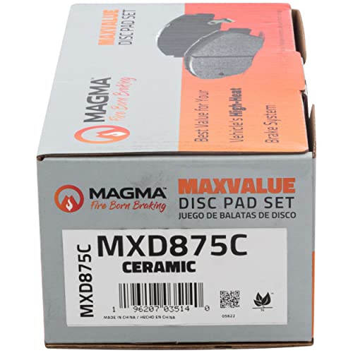 MAGMA MaxValue MXD875C Ceramic Brake Pads, Rear