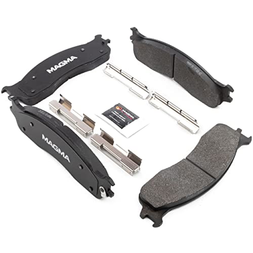 MAGMA Premium PMD965M Semi-Metallic Brake Pads, Front