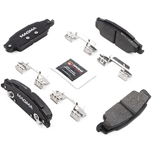 MAGMA Premium PMD922M Semi-Metallic Brake Pads, Rear
