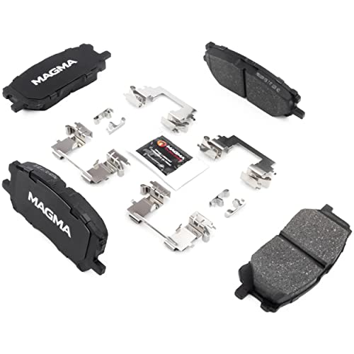 MAGMA Premium PMD1005M Semi-Metallic Brake Pads, Front