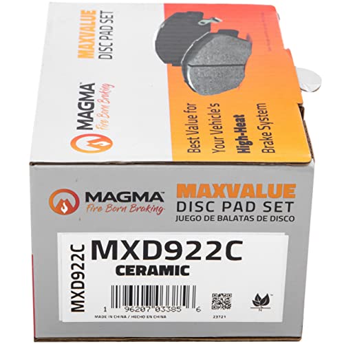 MAGMA MaxValue MXD922C Ceramic Brake Pads, Rear