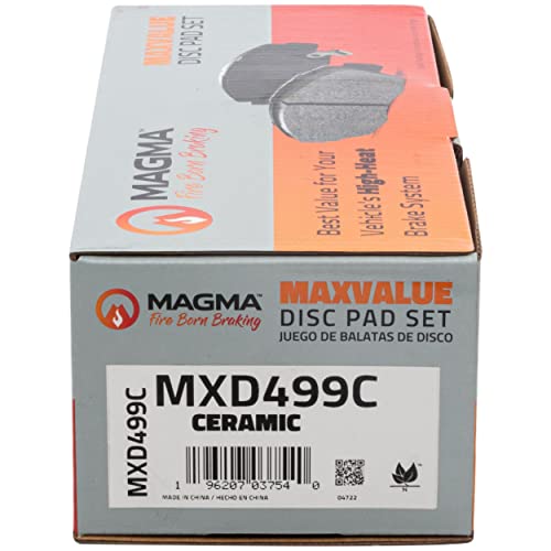 MAGMA MaxValue MXD499C Ceramic Brake Pads, Front