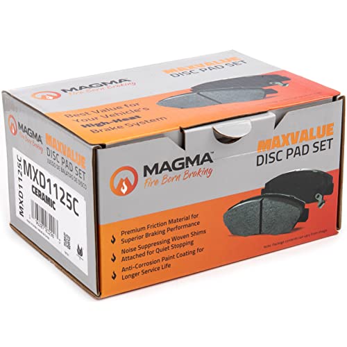 MAGMA MaxValue MXD1125C Ceramic Brake Pads, Front