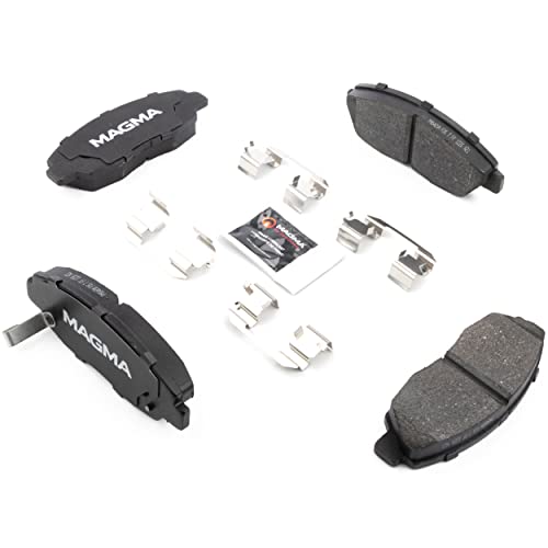 MAGMA Premium PMD465M Semi-Metallic Brake Pads, Front