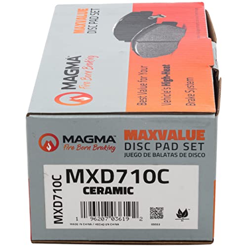 MAGMA MaxValue MXD710C Ceramic Brake Pads, Front