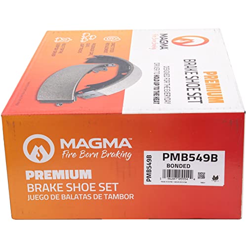 MAGMA Premium PMB549B Bonded Shoes, Rear