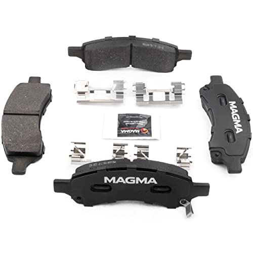 MAGMA Premium PMD1169M Semi-Metallic Brake Pads, Front