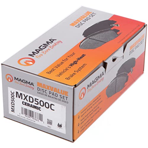 MAGMA MaxValue MXD500C Ceramic Brake Pads, Front