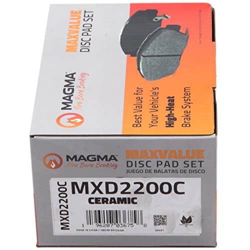 MAGMA MaxValue MXD2200C Ceramic Brake Pads, Front
