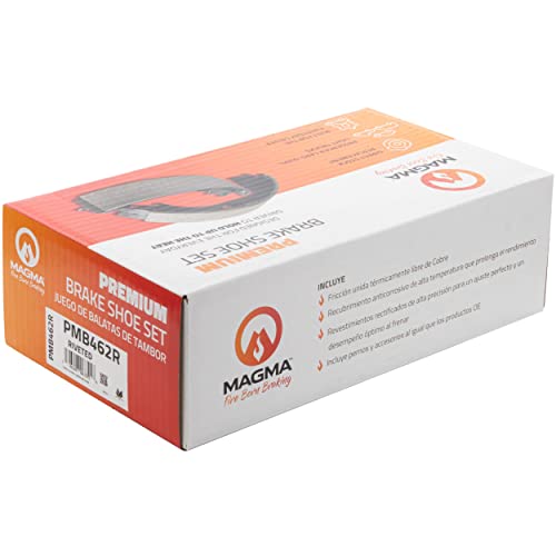 MAGMA Premium PMB462R Riveted Drum Brake Shoe, Rear