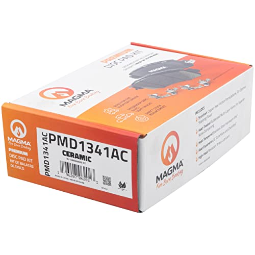 MAGMA Premium PMD1341AC Ceramic Brake Pads, Rear