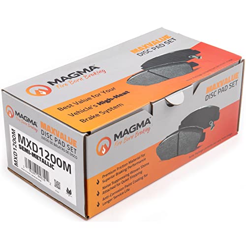 MAGMA MaxValue Semi-Metallic Brake Pads MXD1200M