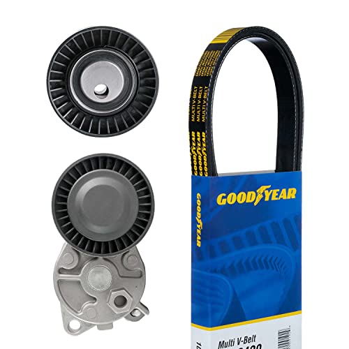 Goodyear 3137 Serpentine Belt Drive Component Kit, Gray