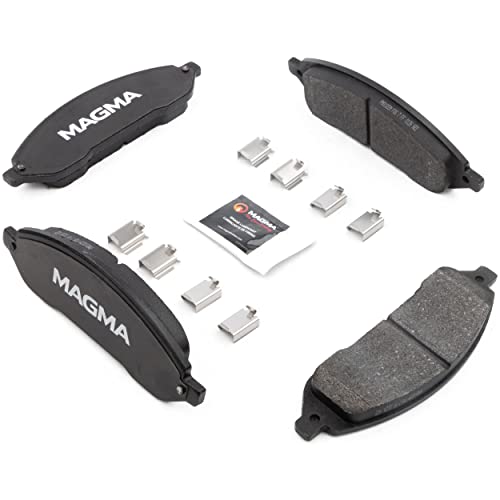 MAGMA Premium PMD1022M Semi-Metallic Brake Pads, Front