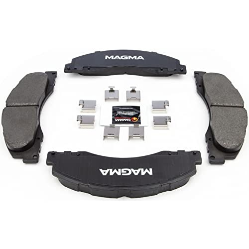 MAGMA Premium PMD1328M Semi-Metallic Brake Pads, Front