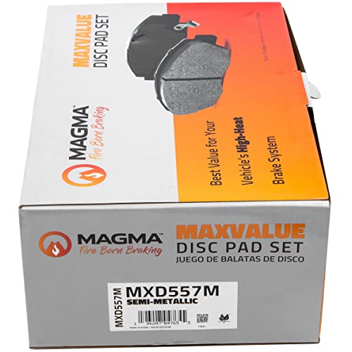 MAGMA MaxValue MXD557M Semi-Metallic Brake Pads, Front