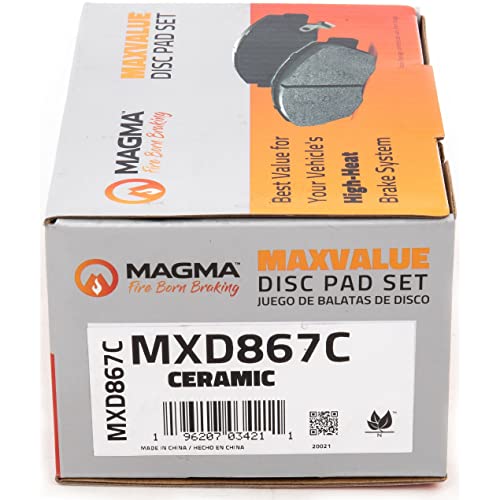 MAGMA MaxValue MXD867C Ceramic Brake Pads, Front