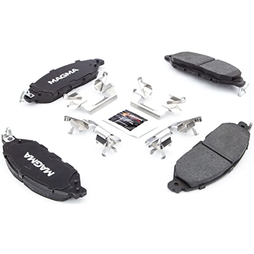 MAGMA Premium PMD1649C Ceramic Brake Pads, Front