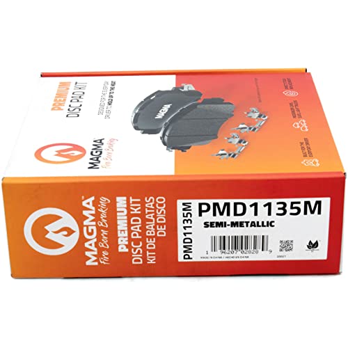 MAGMA Premium PMD1135M Semi-Metallic Brake Pads