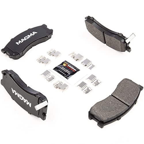 MAGMA Premium PMD428M Semi-Metallic Brake Pads, Front