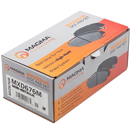 MAGMA MaxValue MXD676M Semi-Metallic Brake Pads, Front