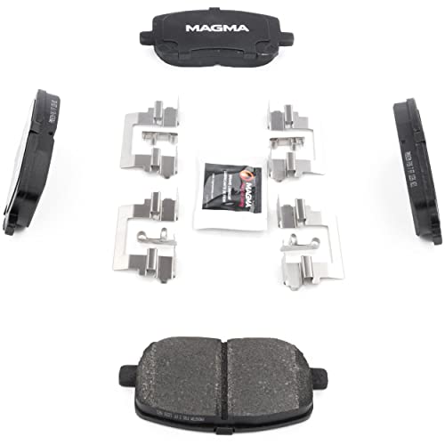 MAGMA Premium PMD923M Semi-Metallic Brake Pads, Front