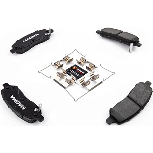 MAGMA Premium PMD1647C Ceramic Brake Pads, Rear