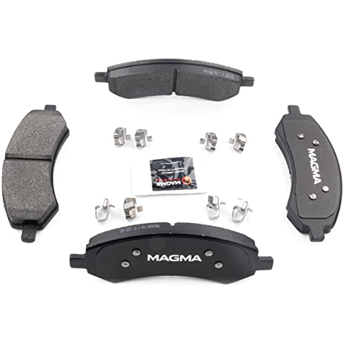 MAGMA Premium PMD1084M Semi-Metallic Brake Pads, Front