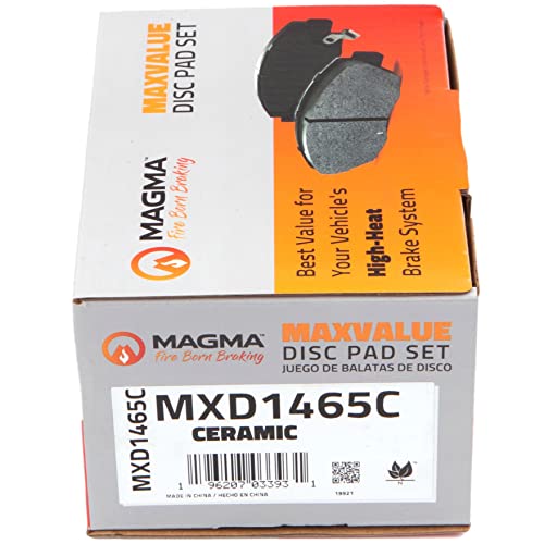 MAGMA MaxValue MXD1465C Ceramic Brake Pads, Rear