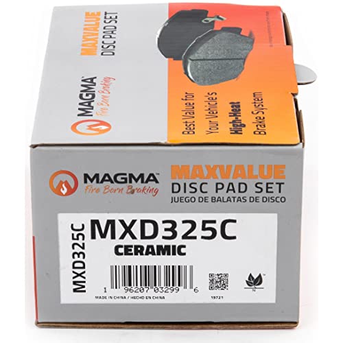 MAGMA MaxValue MXD325C Ceramic Brake Pads, Rear