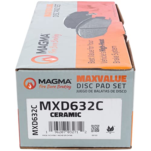 MAGMA MaxValue MXD632C Ceramic Brake Pads, Front
