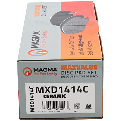 MAGMA MaxValue MXD1414C Ceramic Brake Pads, Front