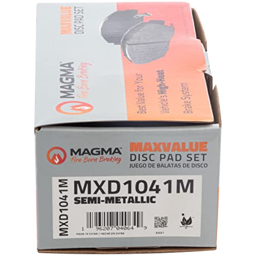 MAGMA MaxValue Semi-Metallic Brake Pads MXD1041M