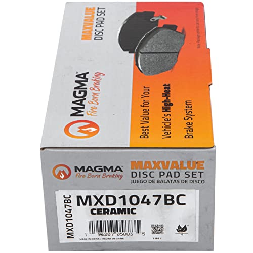 MAGMA MaxValue MXD1047BC Ceramic Brake Pads, Front