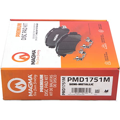 MAGMA Premium Semi-Metallic Brake Pads PMD1751M