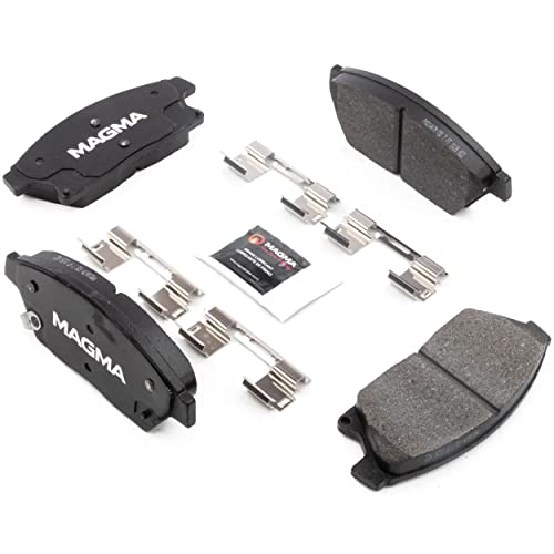 MAGMA Premium PMD1467M Semi-Metallic Brake Pads, Front
