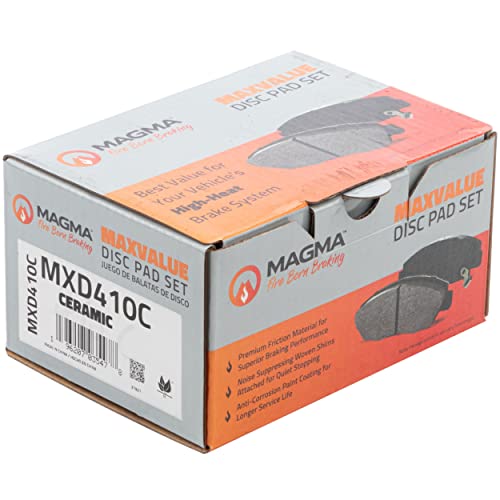 MAGMA MaxValue MXD410C Ceramic Brake Pads, Front