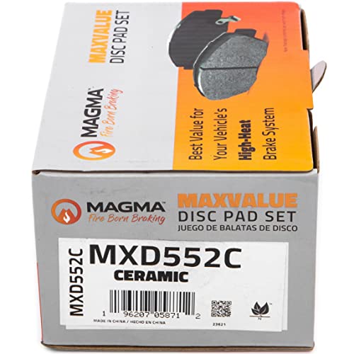 MAGMA MaxValue MXD552C Ceramic Brake Pads, Front