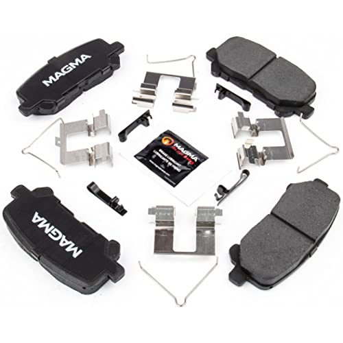MAGMA Premium PMD1585C Ceramic Brake Pads, Rear