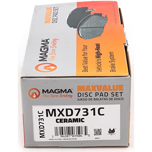 MAGMA MaxValue MXD731C Ceramic Brake Pads, Front