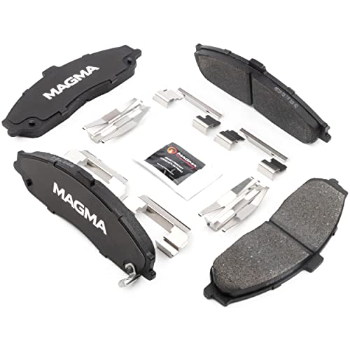 MAGMA Premium PMD731M Semi-Metallic Brake Pads, Front